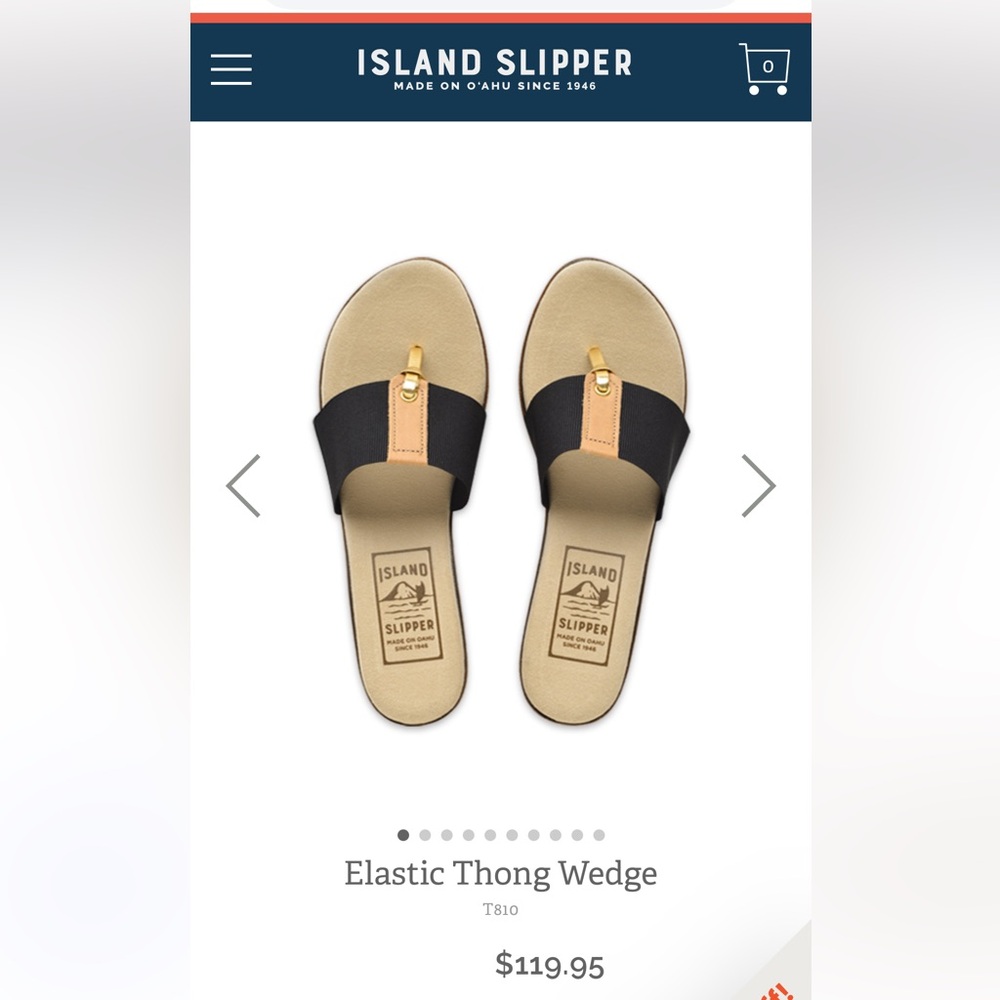 Island slipper, flip-flops